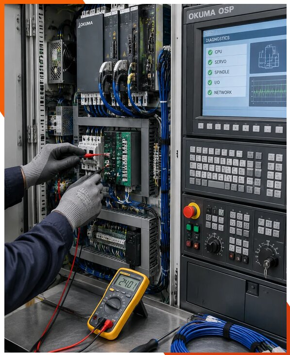 Ремонт систем ЧПУ Okuma OSP в Похвистневе